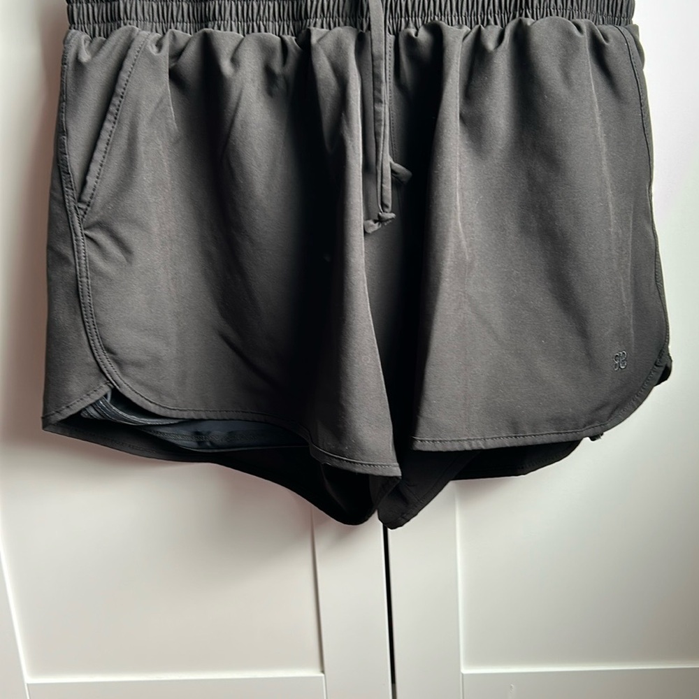 Albion Women's Athletic Shorts - Charcoal Gray